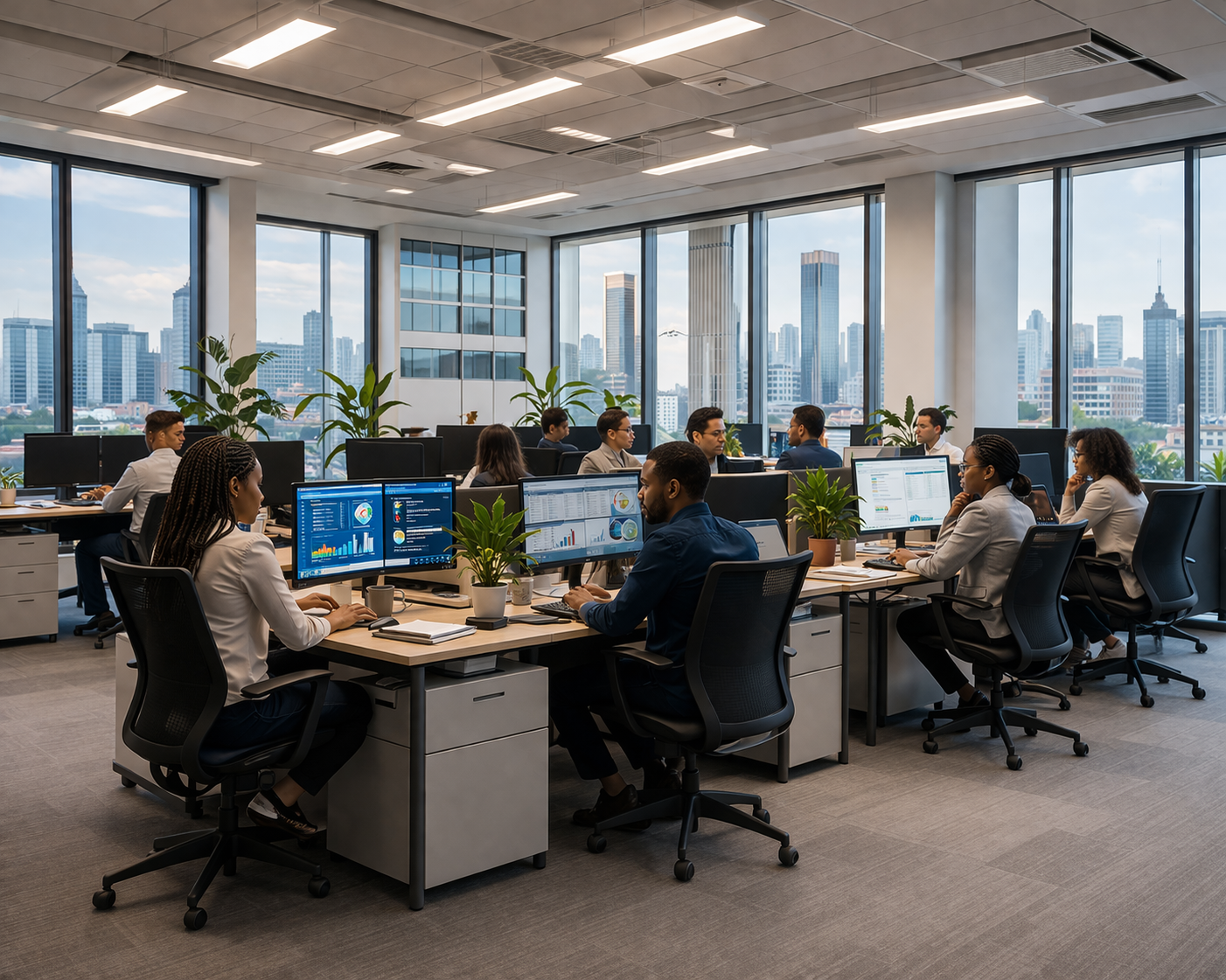 Offices and commercial spaces