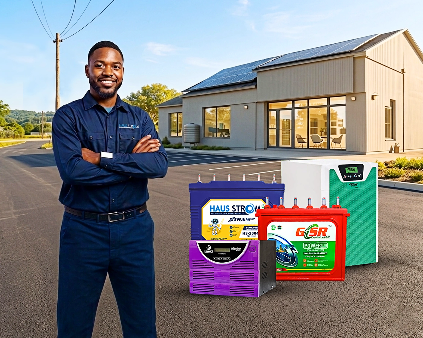 Hausstrom power backup intro system
