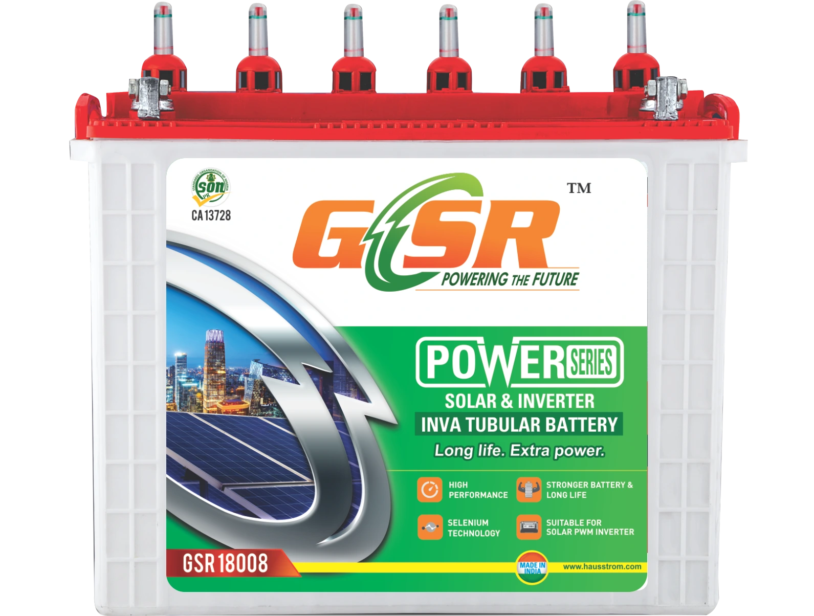 GSR 180AH tubular battery