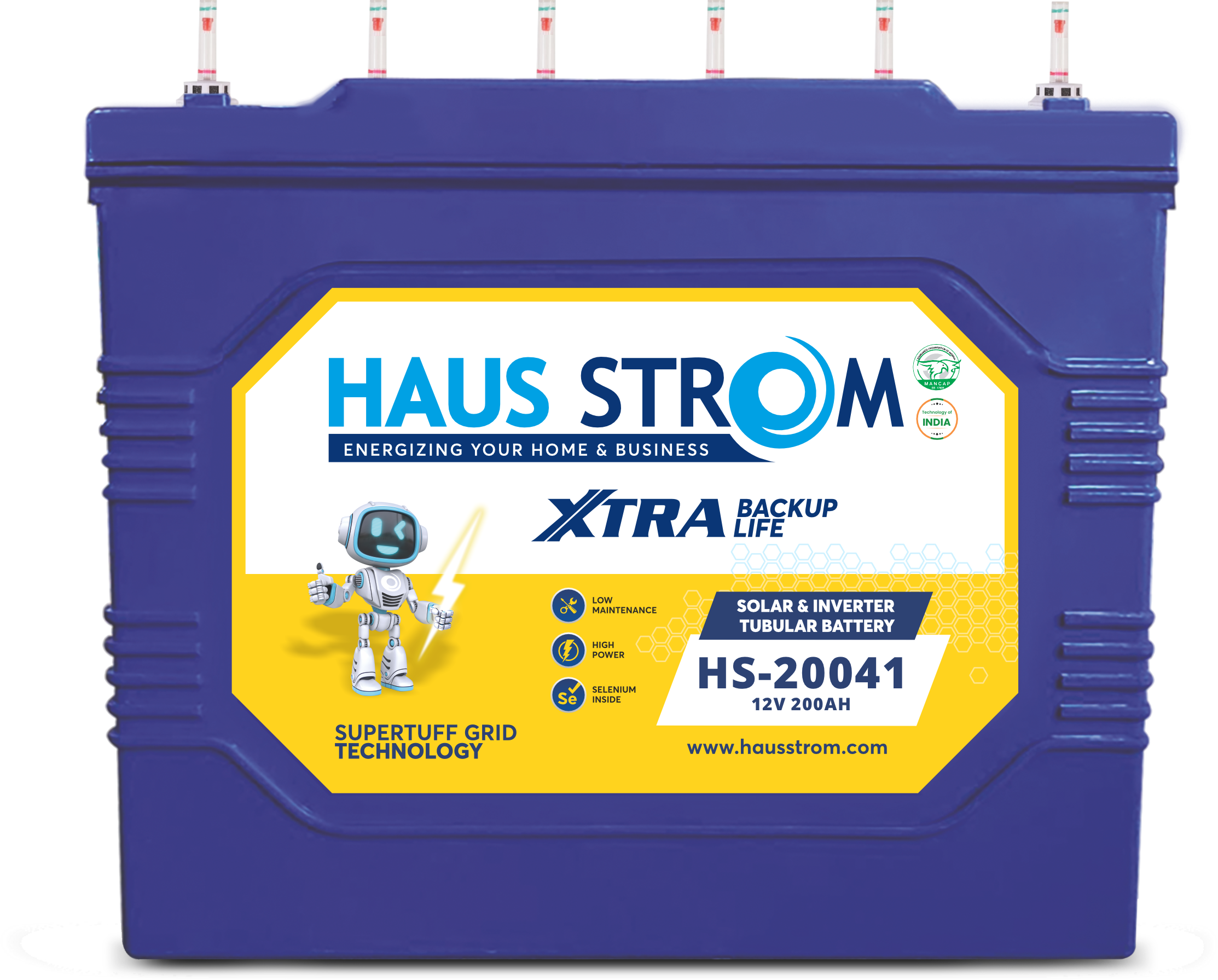 Hausstrom 200AH tubular battery