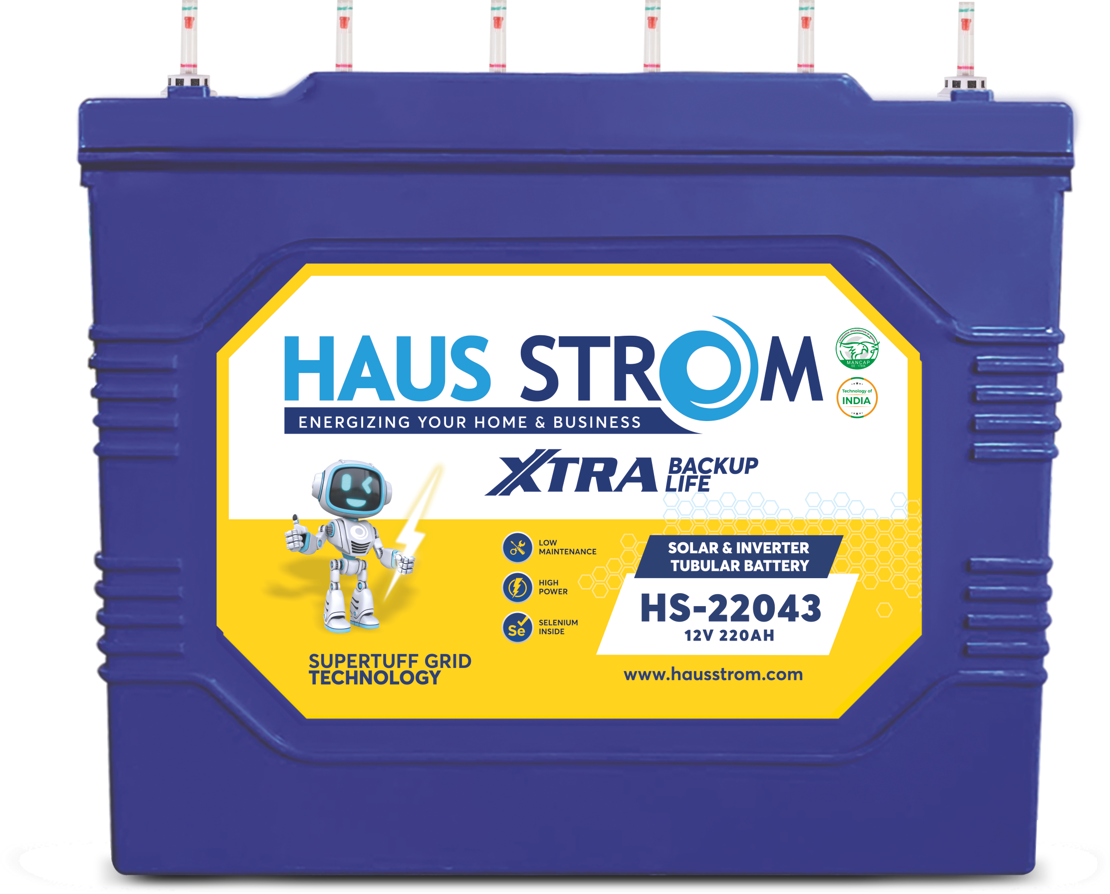 Hausstrom tubular batteries